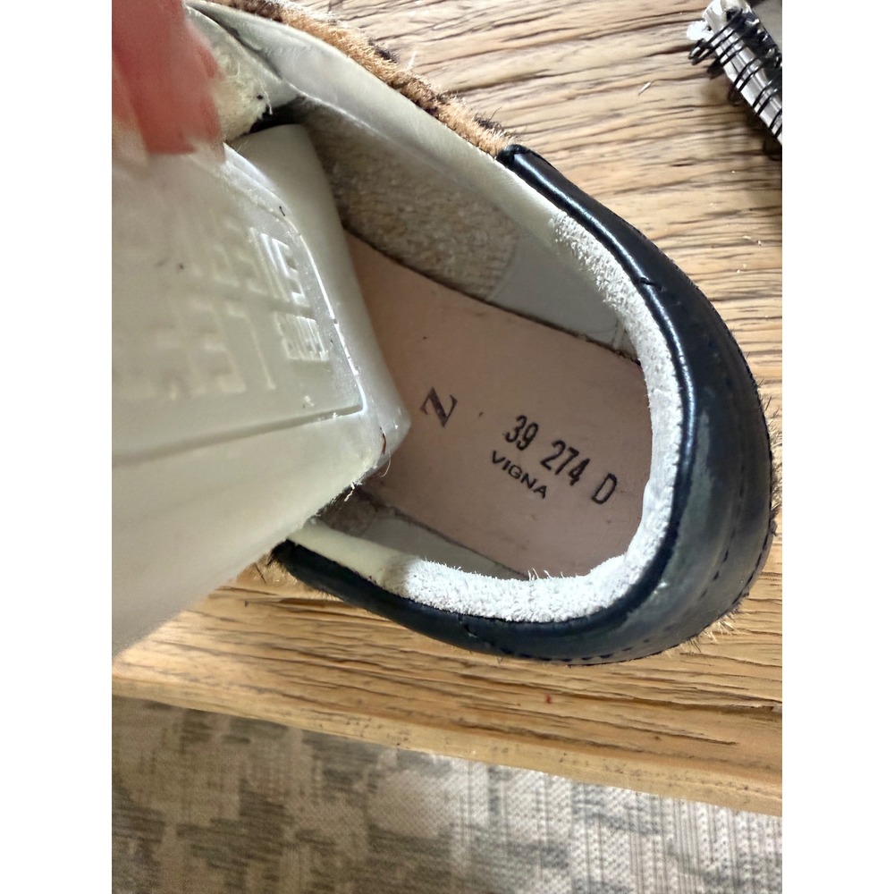 Golden Goose CURRENT ONLINE Superstar Leopard Print Calf Hair Black Star Size 39 - Picture 7 of 9
